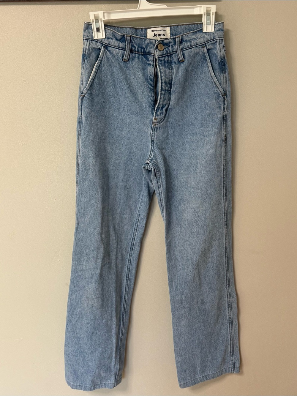 Reformation Jeans Brynn High Rise Wide Leg Trouser Jeans Women Size 26
